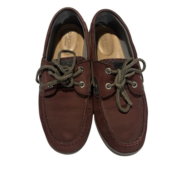 Sperry Shoes - Sperry women’s Deep Burgundy Leather Boat Shoes